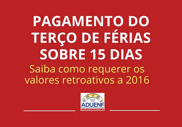 PAGAMENTO DO TERÇO DE FÉRIAS: SAIBA COMO REQUERER