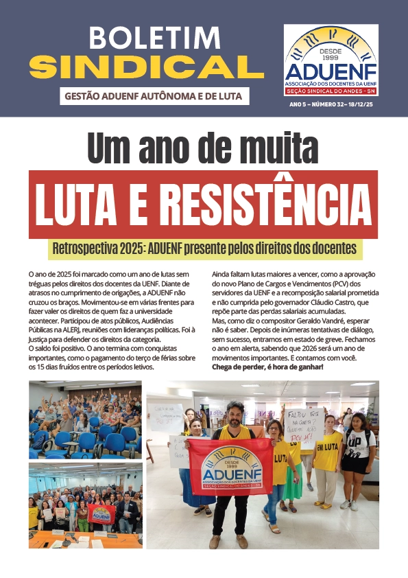 Boletim Sindical 32 - dezembro 2025