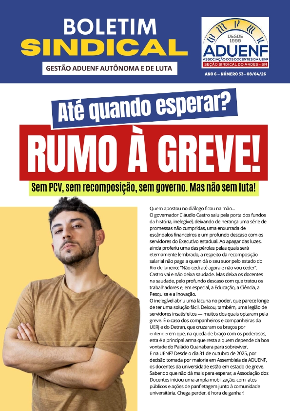 Boletim Sindical 33 - abril 2026